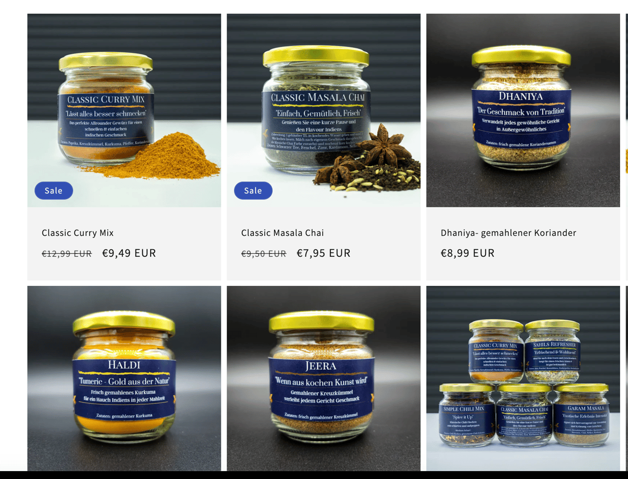 Erster Onlineshop für indische Gewürze