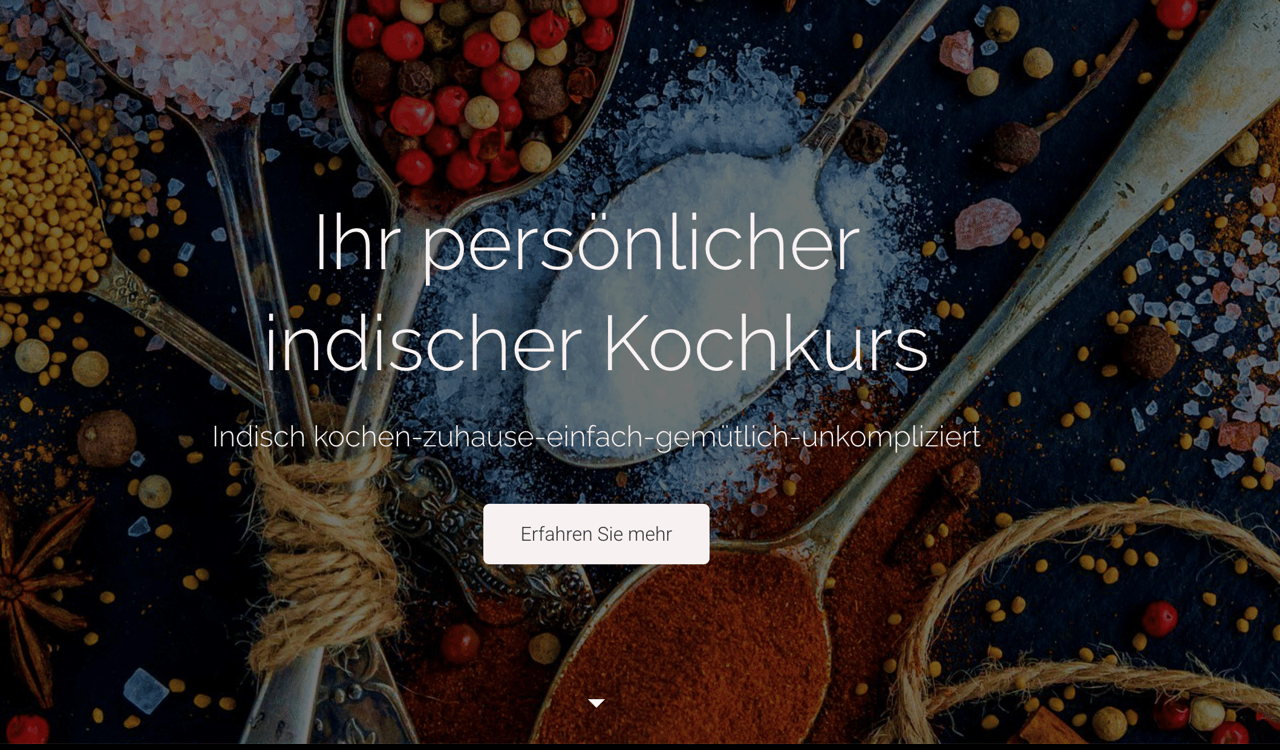 Kochkurse als zweites Standbein