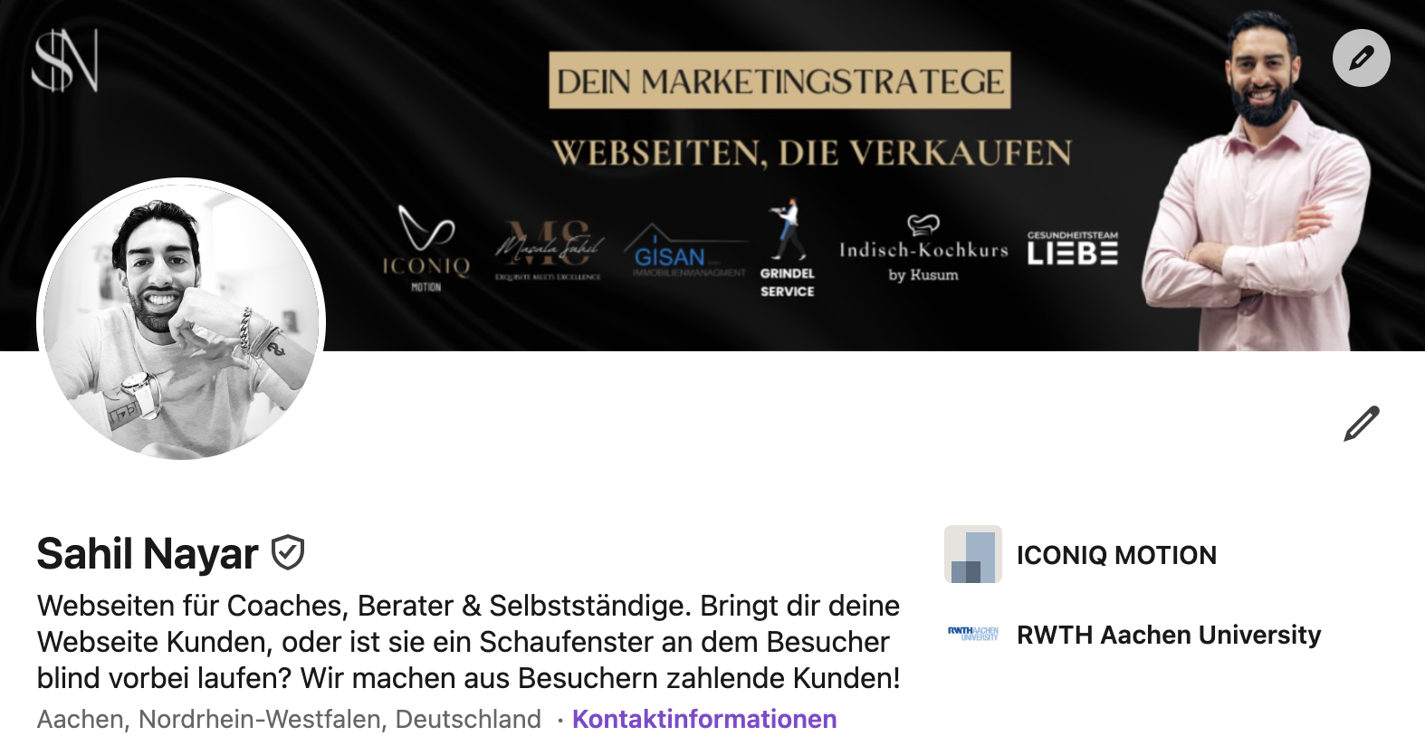 Social Media, Print und LinkedIn